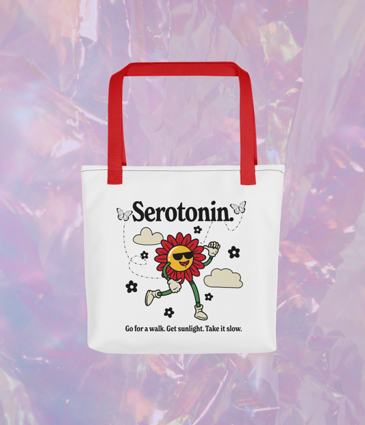 serotonin tote bag