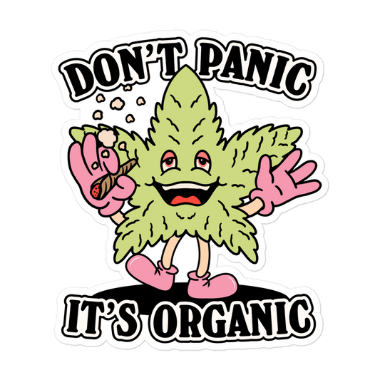don't panic it's organic sticker